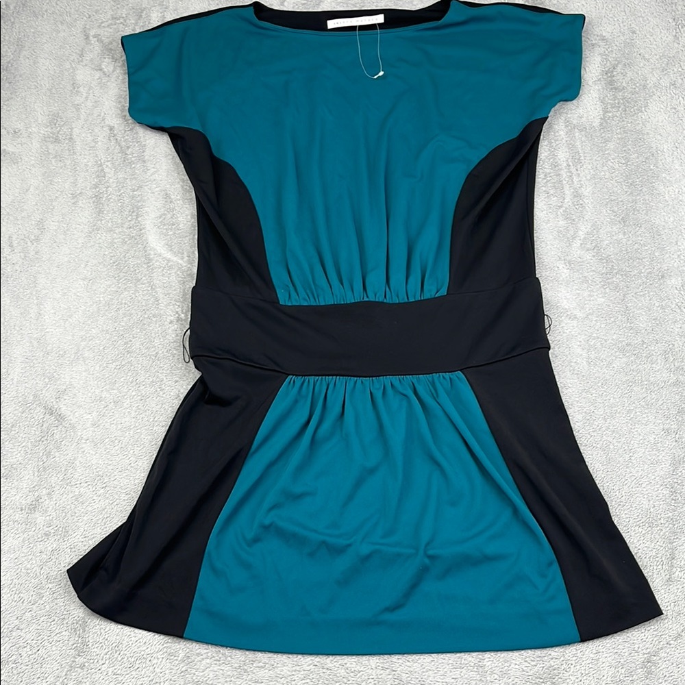 Susana Monaco XS/S Teal and Black Women's‎ Dress